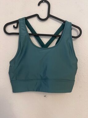 DSG Teal Crisscross-Back Sports Bra